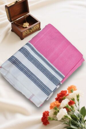 Ilkal cotton silk handloom saree with Gayatri and Chikki Paras border