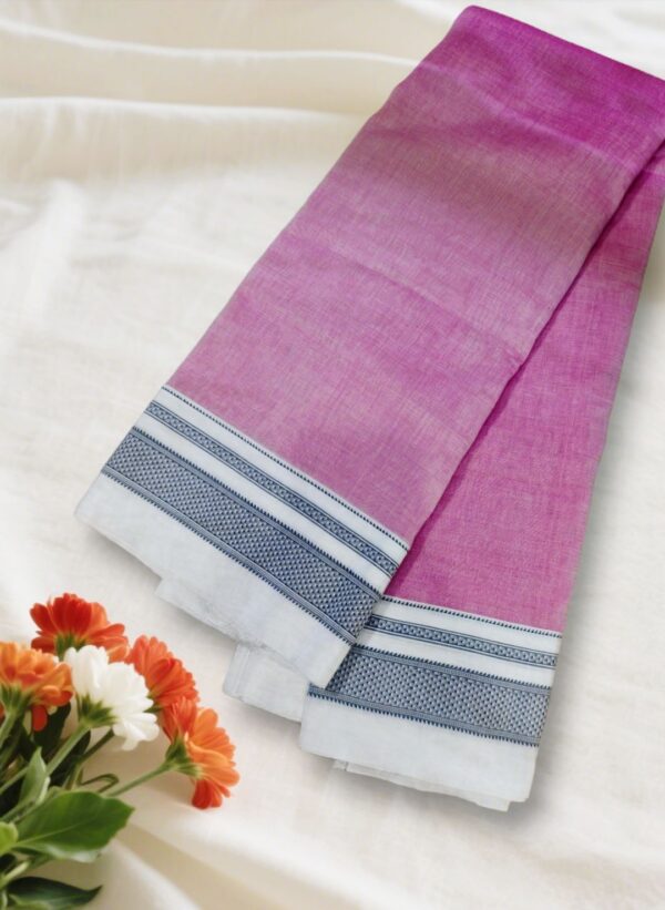 Ilkal cotton silk handloom saree with Gayatri and Chikki Paras border