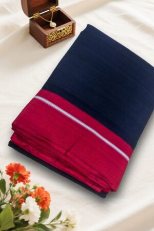 Ilkal cotton silk handloom saree with Gayatri and Chikki Paras border