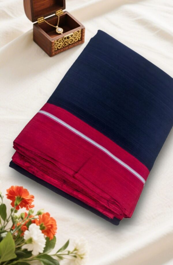 Ilkal cotton silk handloom saree with Gayatri and Chikki Paras border