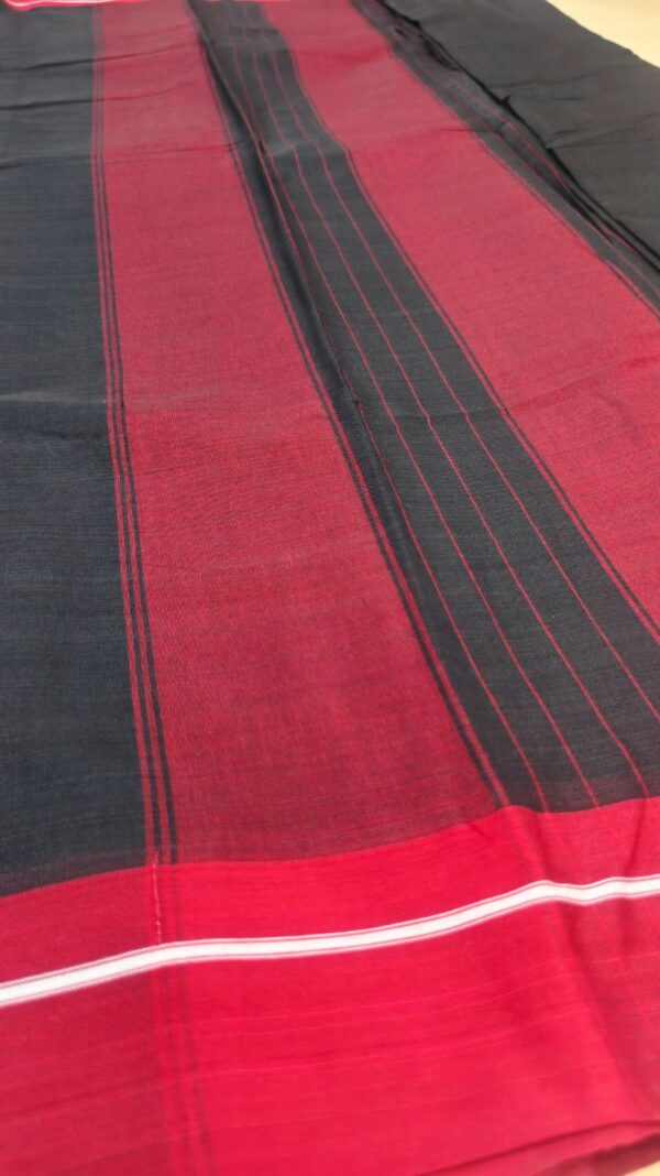Ilkal cotton silk handloom saree with Gayatri and Chikki Paras border