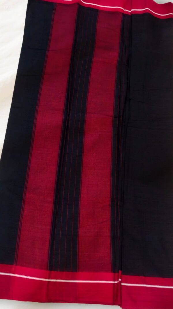 Ilkal cotton silk handloom saree with Gayatri and Chikki Paras border