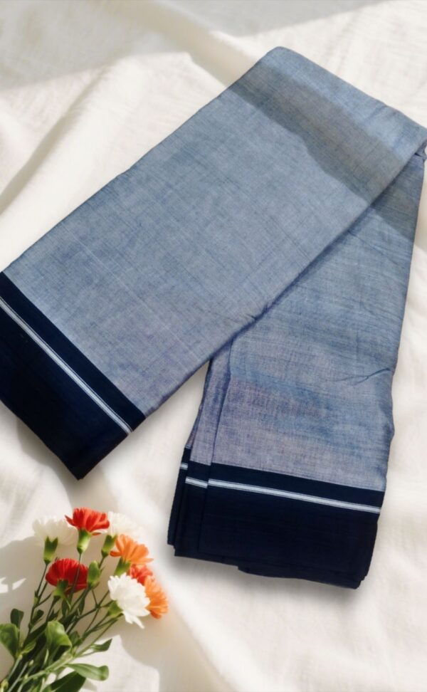 Ilkal cotton silk handloom saree with Gayatri and Chikki Paras border