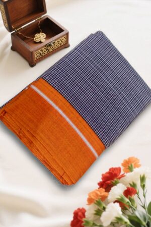 Traditional Patteda Anchu saree with elegant handloom design