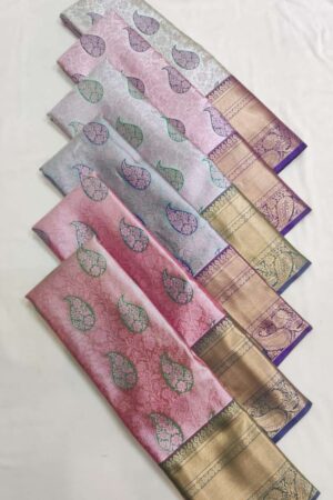 Royal Pastel Banarasi-Inspired Ilkal Sarees