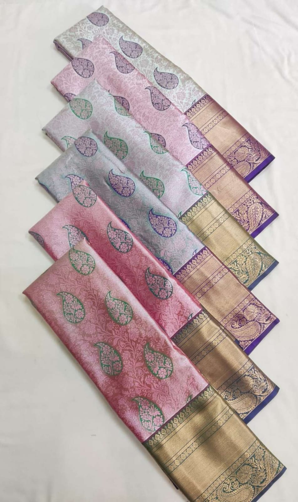 Royal Pastel Banarasi-Inspired Ilkal Sarees