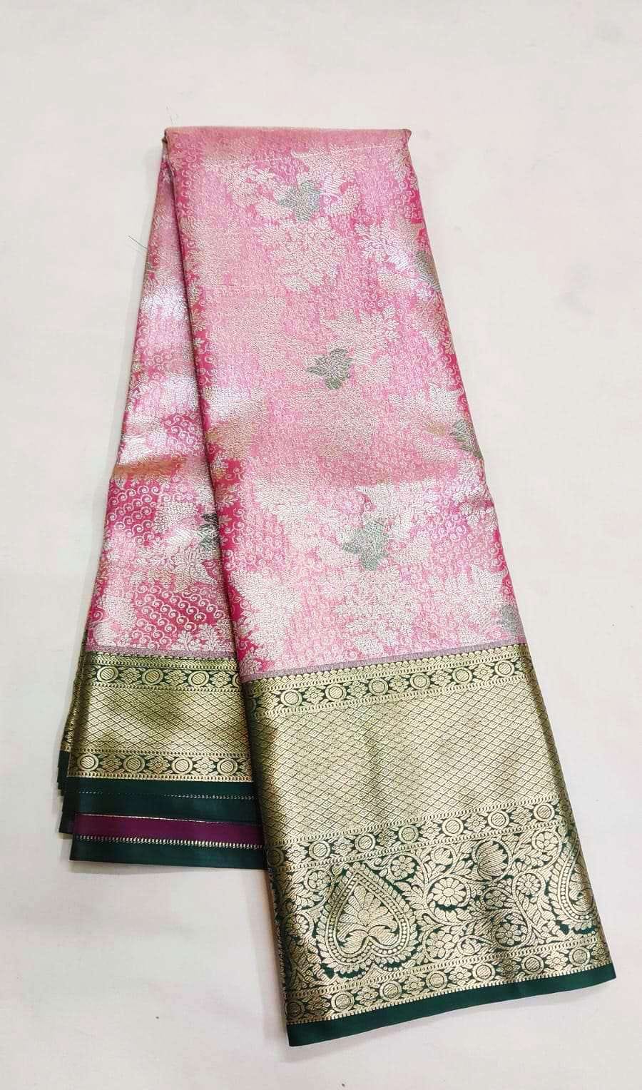 Royal Pastel Banarasi-Inspired Ilkal Sarees – Limited Edition Weaves | IK-02