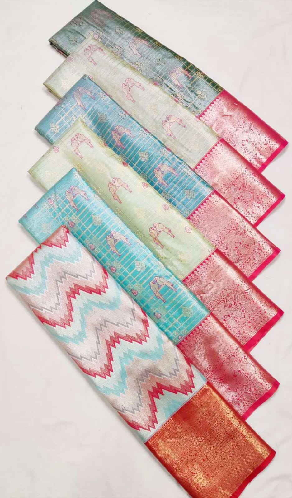 Royal Pastel Banarasi-Inspired Ilkal Sarees – Limited Edition Weaves