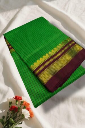 Tana Kaddi Checks Ilkal Saree | ikatra
