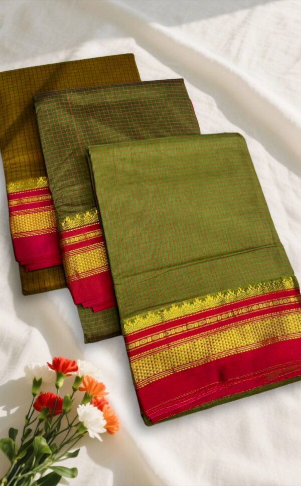 Tana Kaddi Checks Ilkal Saree | ikatra