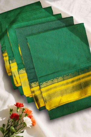 Tana Kaddi Checks Ilkal Saree | ikatra