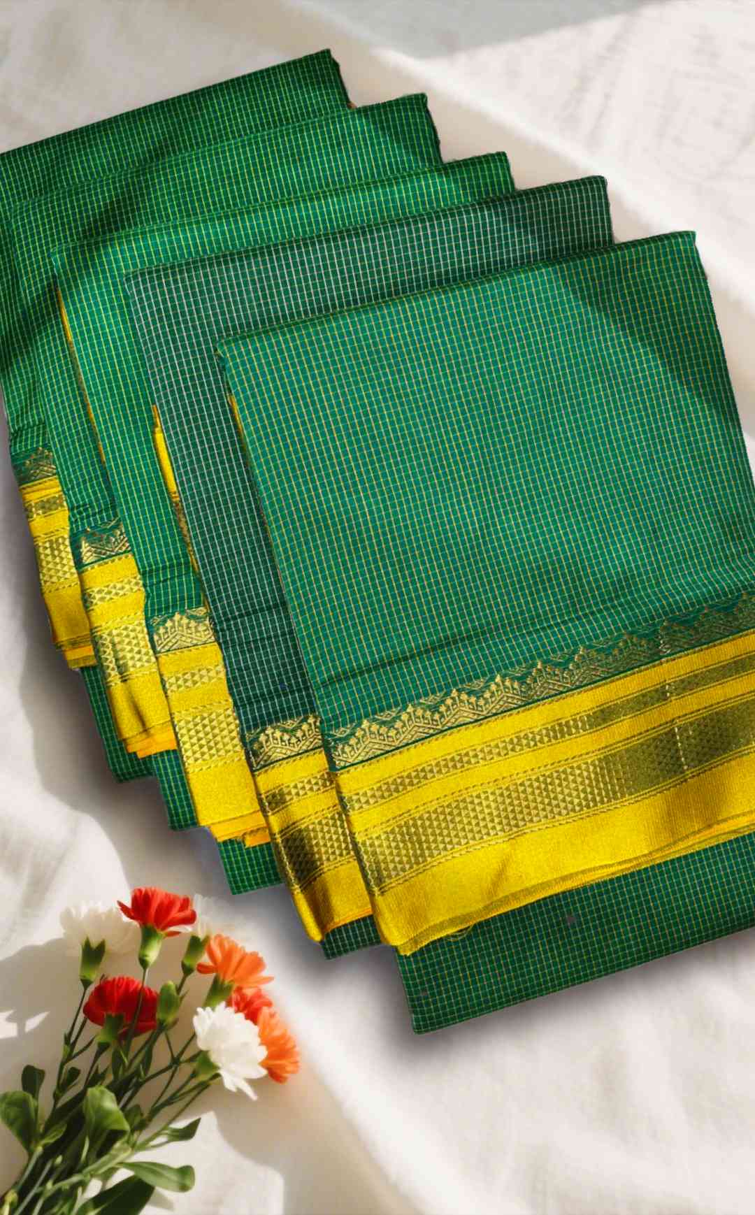 Tana Kaddi Checks Ilkal Saree | ikatra