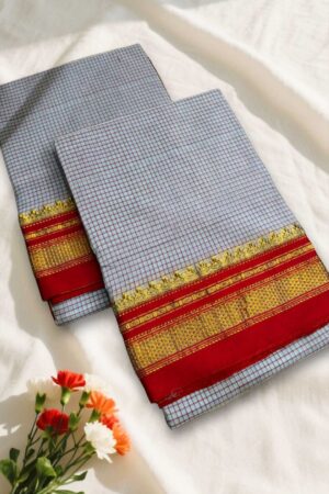 Tana Kaddi Checks Ilkal Saree | ikatra