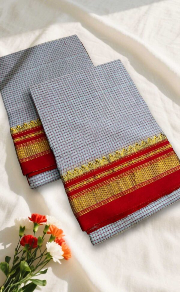 Tana Kaddi Checks Ilkal Saree | ikatra