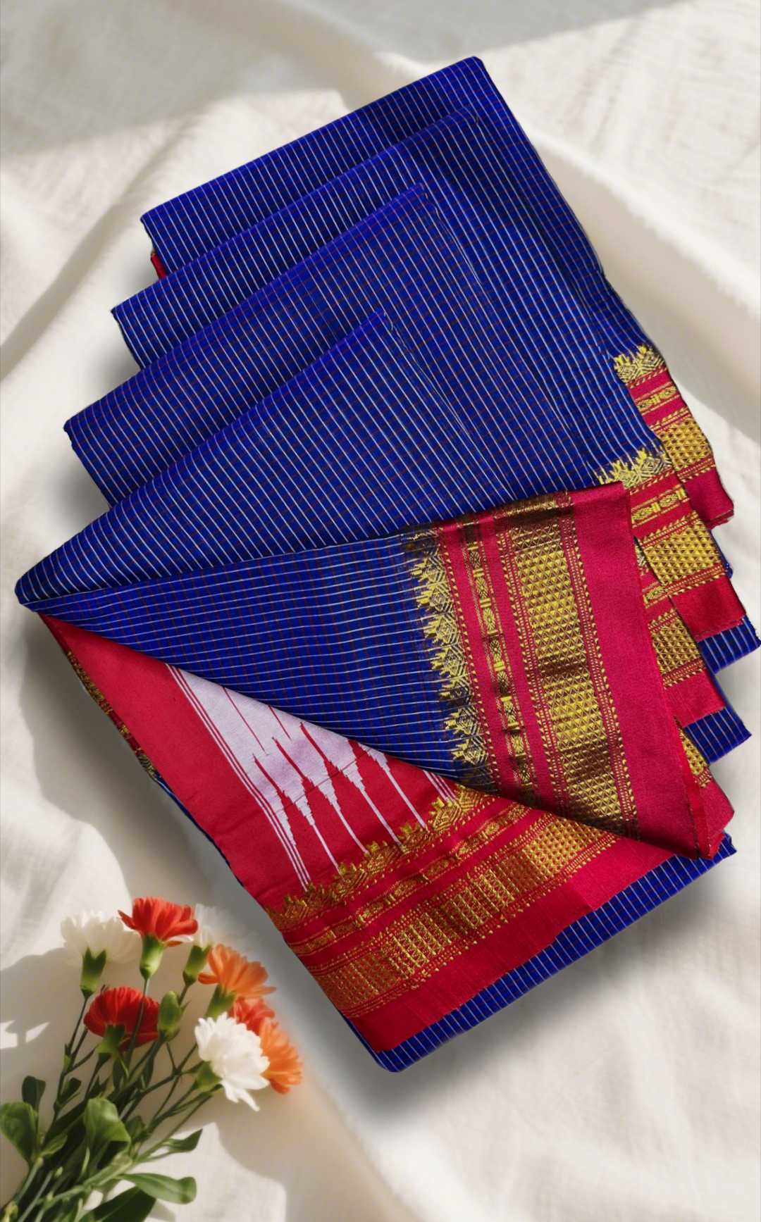 Tana Kaddi Checks Ilkal Saree | ikatra
