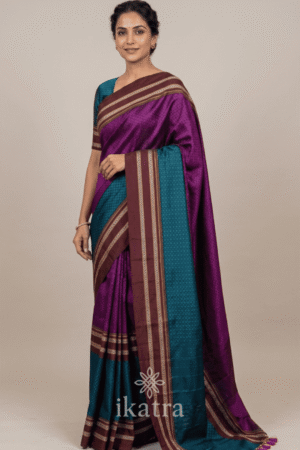 Khan Ilkal Saree – Traditional Elegance in Pure Cotton gonda pallu
