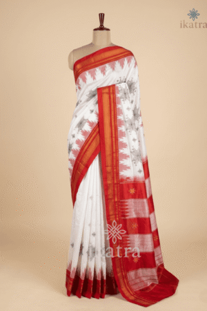 Temple Gadiwal Ilkal Saree with Kasuti Work and Tope Pallu