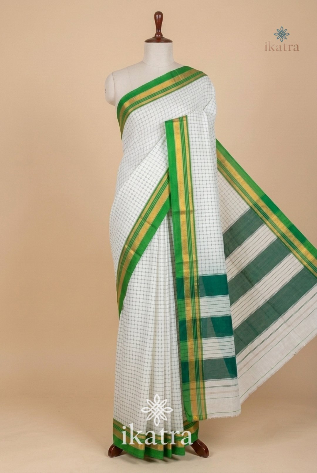 Pack of 2 Narayanpet Star Plus Design Cotton Sarees - Image 5