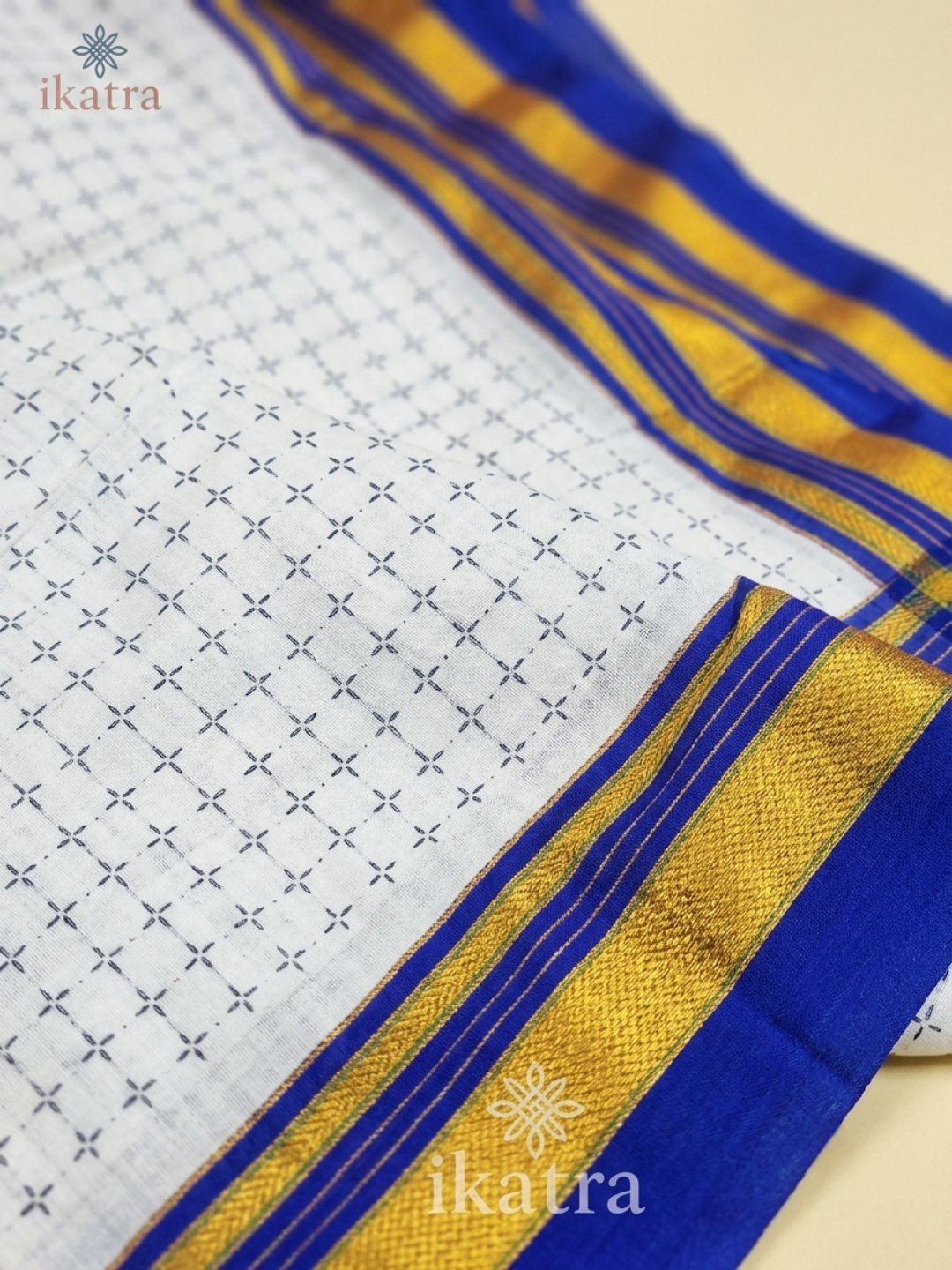 Pack of 2 Narayanpet Star Plus Design Cotton Sarees - Image 4