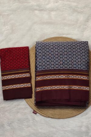 Khan Ilkal Saree – Traditional Elegance in Pure Cotton gonda pallu