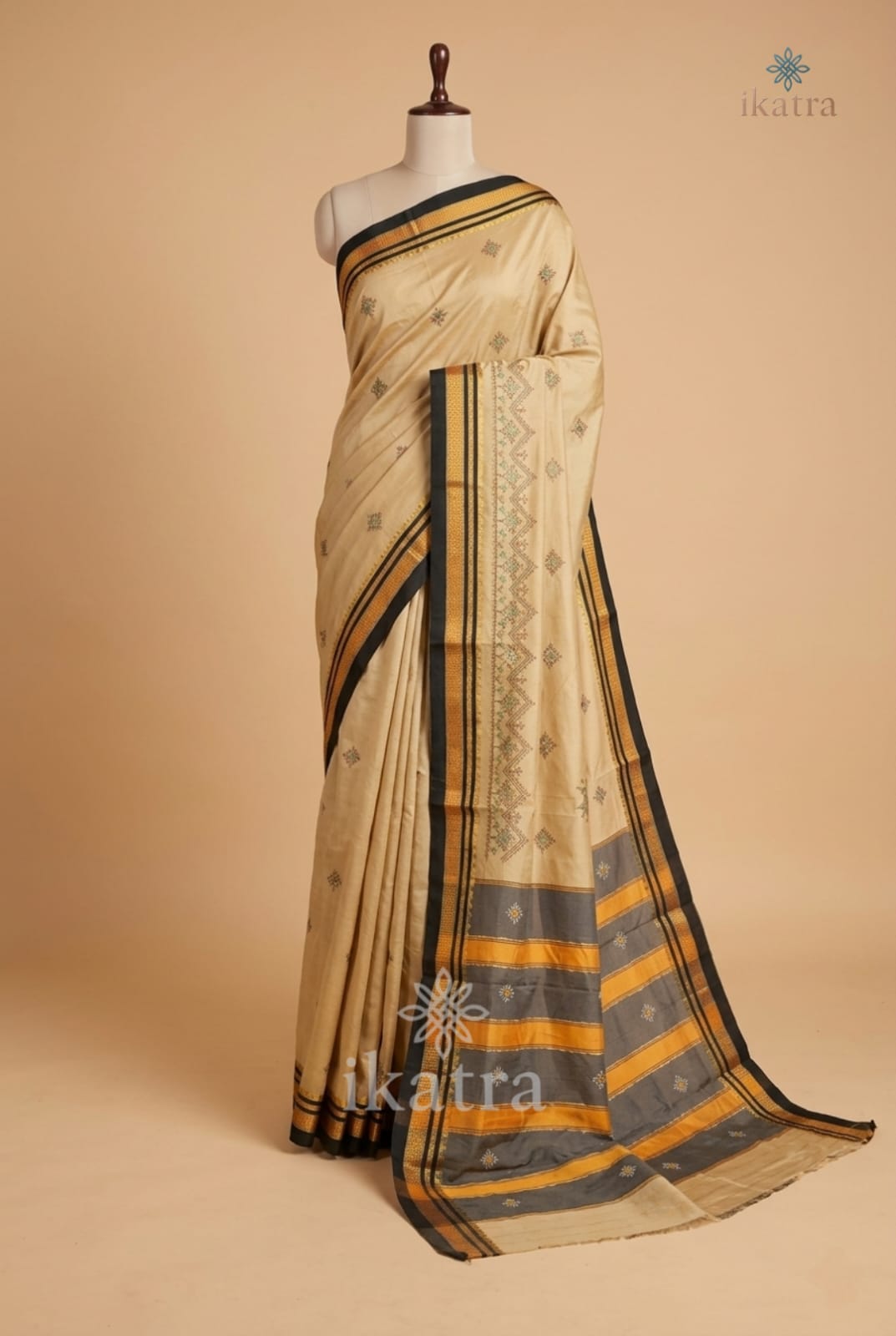 Ilkal Kasuti Embroidered work saree