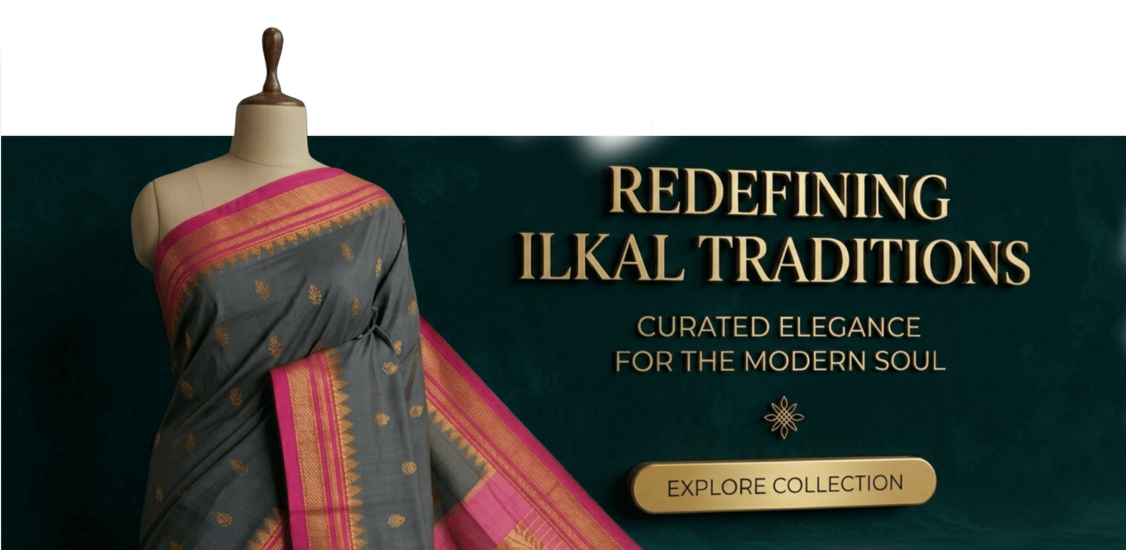 shop authentic ilkal saree at ikatra