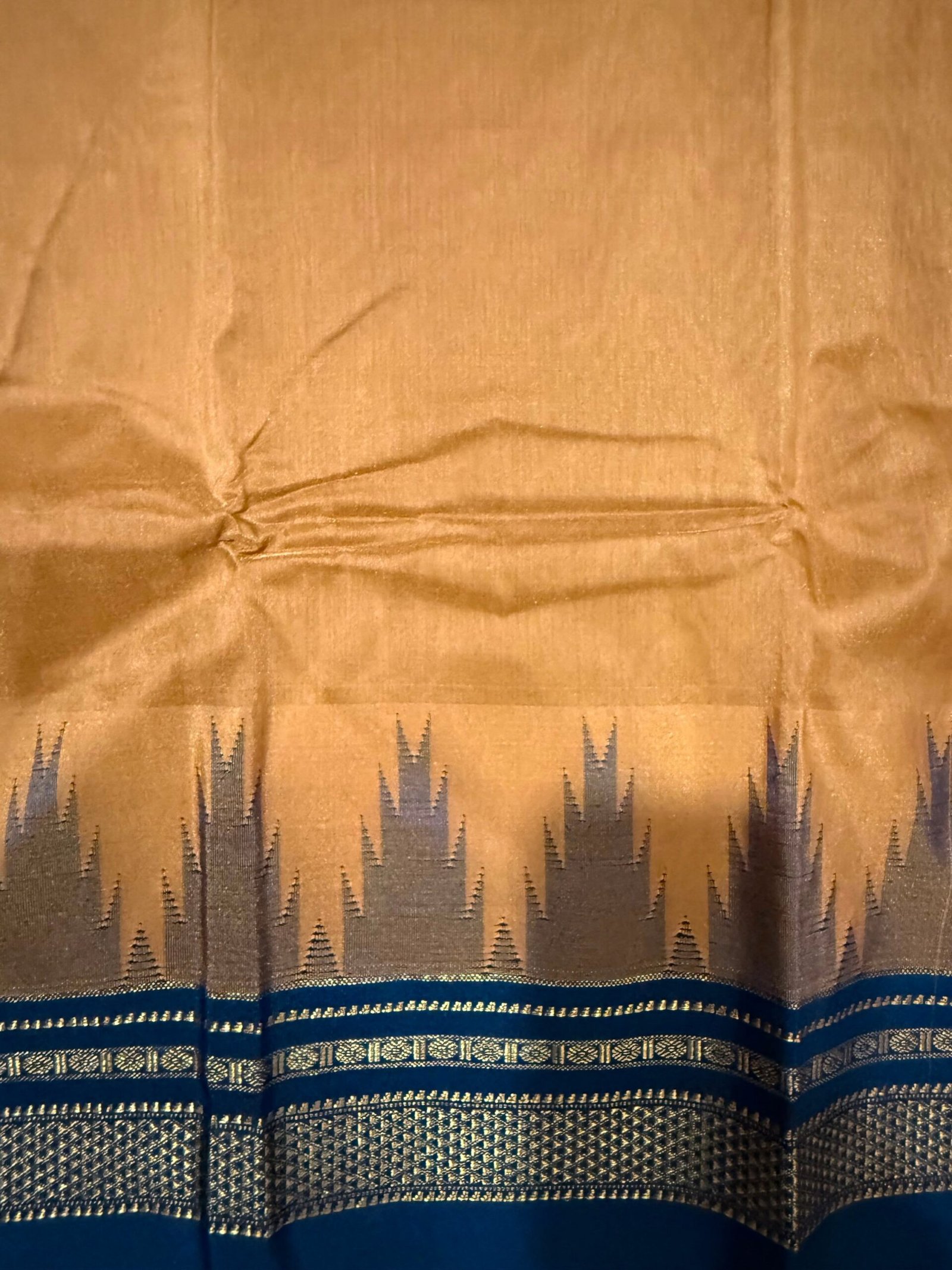 Ilkal Temple Gadwal Saree - Image 4
