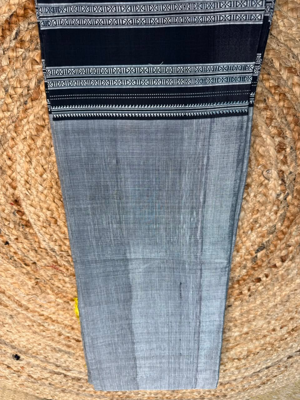 Handloom Ilkal Special Gayatri Saree – Viscose by Cotton with Silk Pallu - Image 4