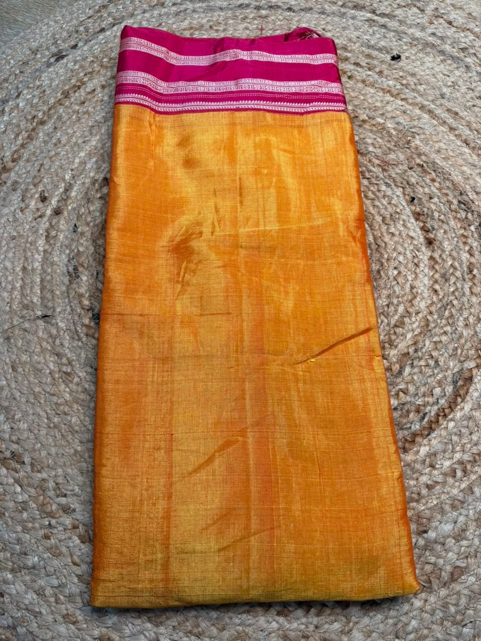 Handloom Ilkal Special Gayatri Saree – Viscose by Cotton with Silk Pallu - Image 3