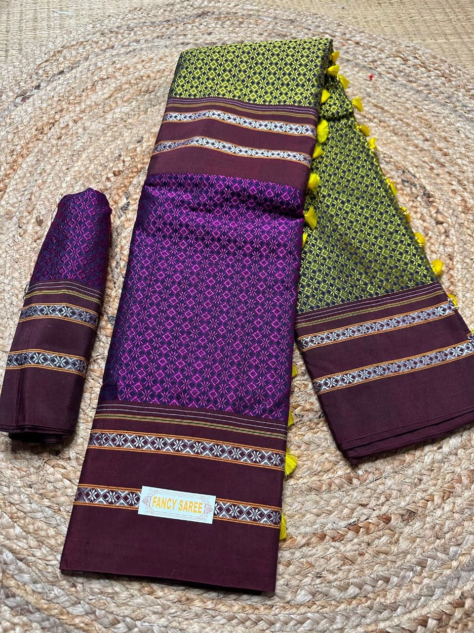 Khan Ilkal Saree – Traditional Elegance in Pure Cotton gonda pallu