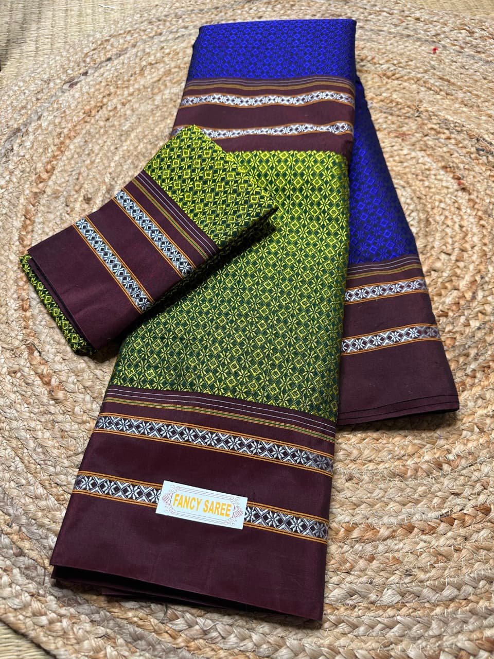 Khan Ilkal Saree   – Traditional Elegance in Pure Cotton gonda pallu