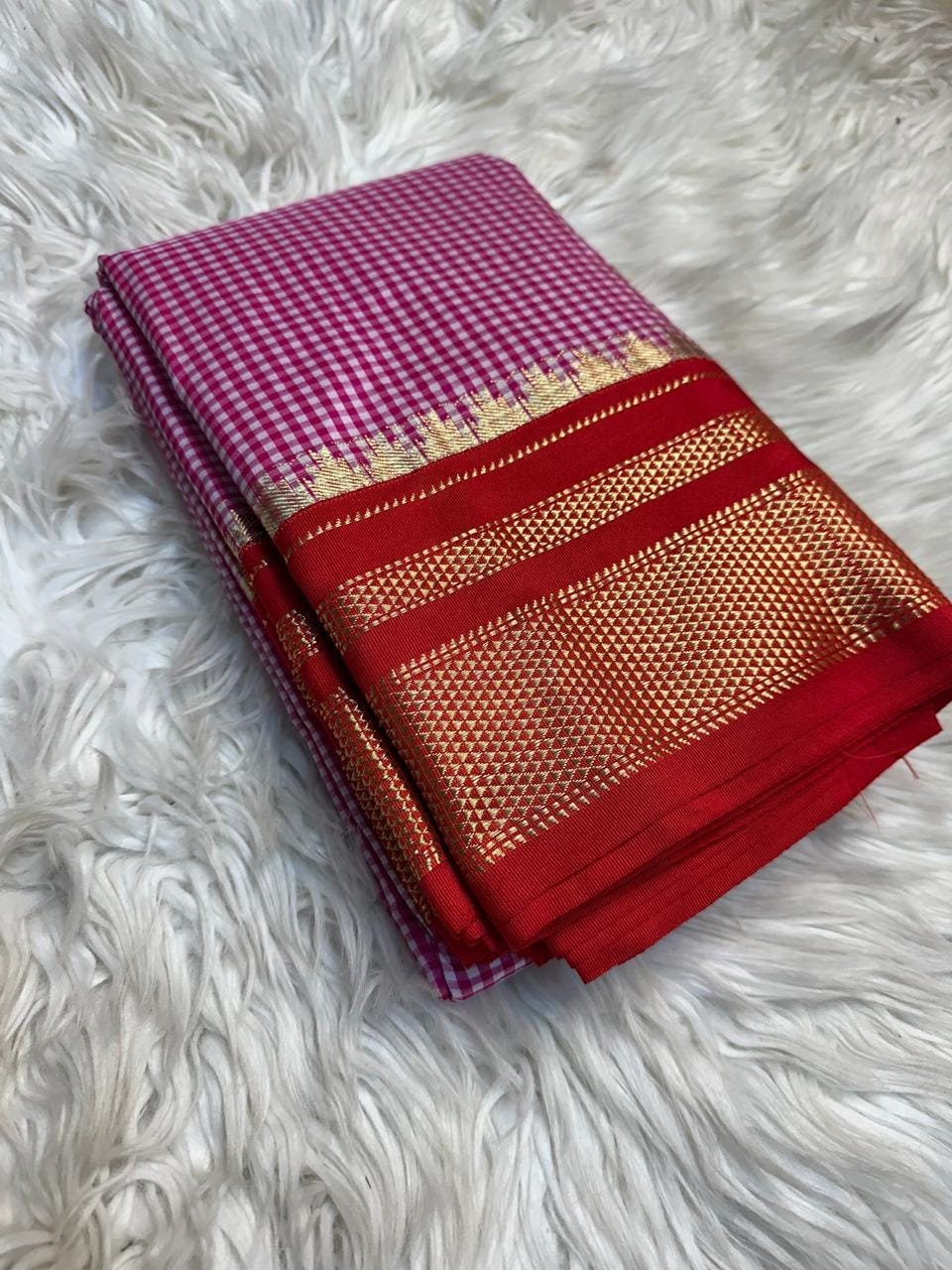 Temple Gadiwal Ilkal Saree – Elegant Traditional Wear with Tope Pallu