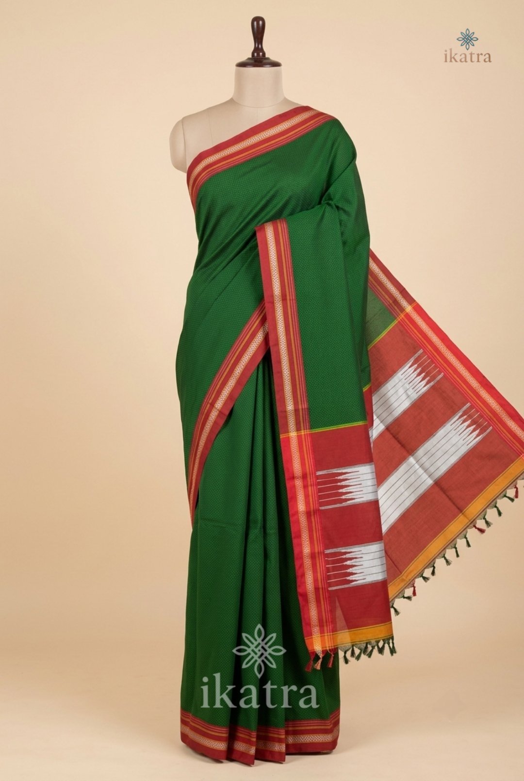 Khan Ilkal Saree with Top Pallu