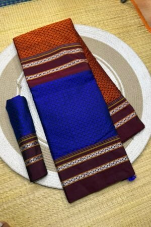 Khan Ilkal Saree – Traditional Elegance in Pure Cotton gonda pallu