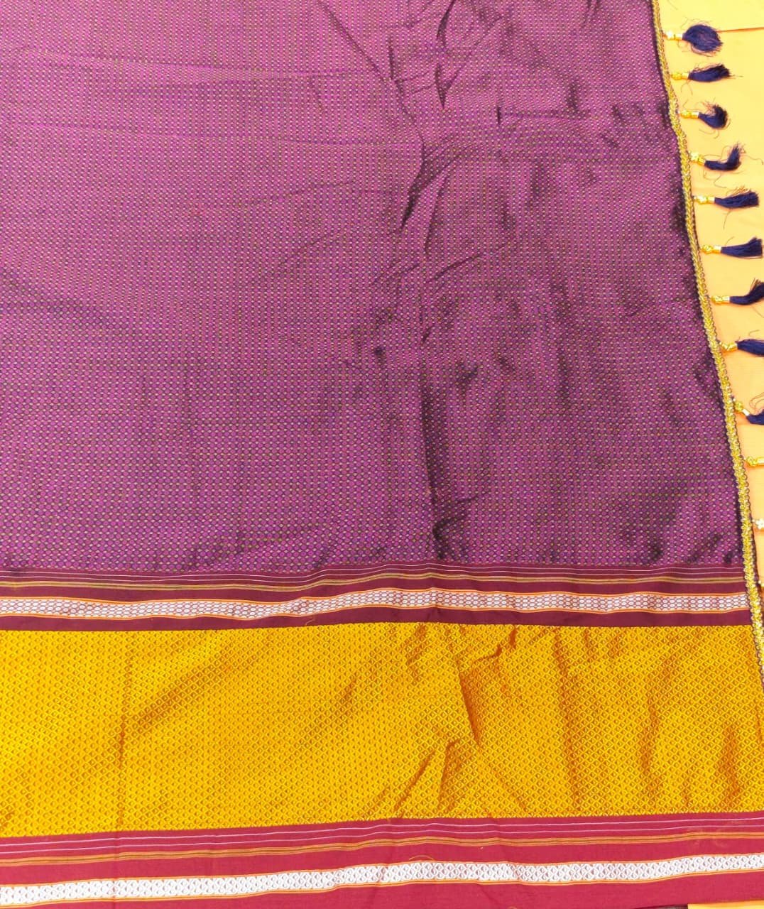 Khan Ilkal Saree – Traditional Elegance in Pure Cotton - Image 6