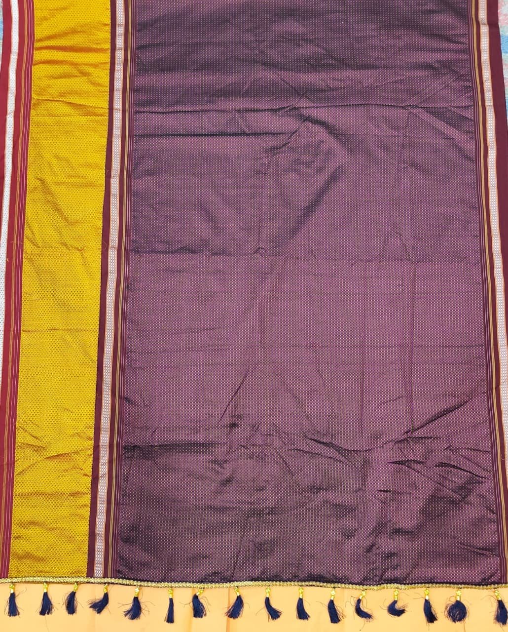 Khan Ilkal Saree – Traditional Elegance in Pure Cotton