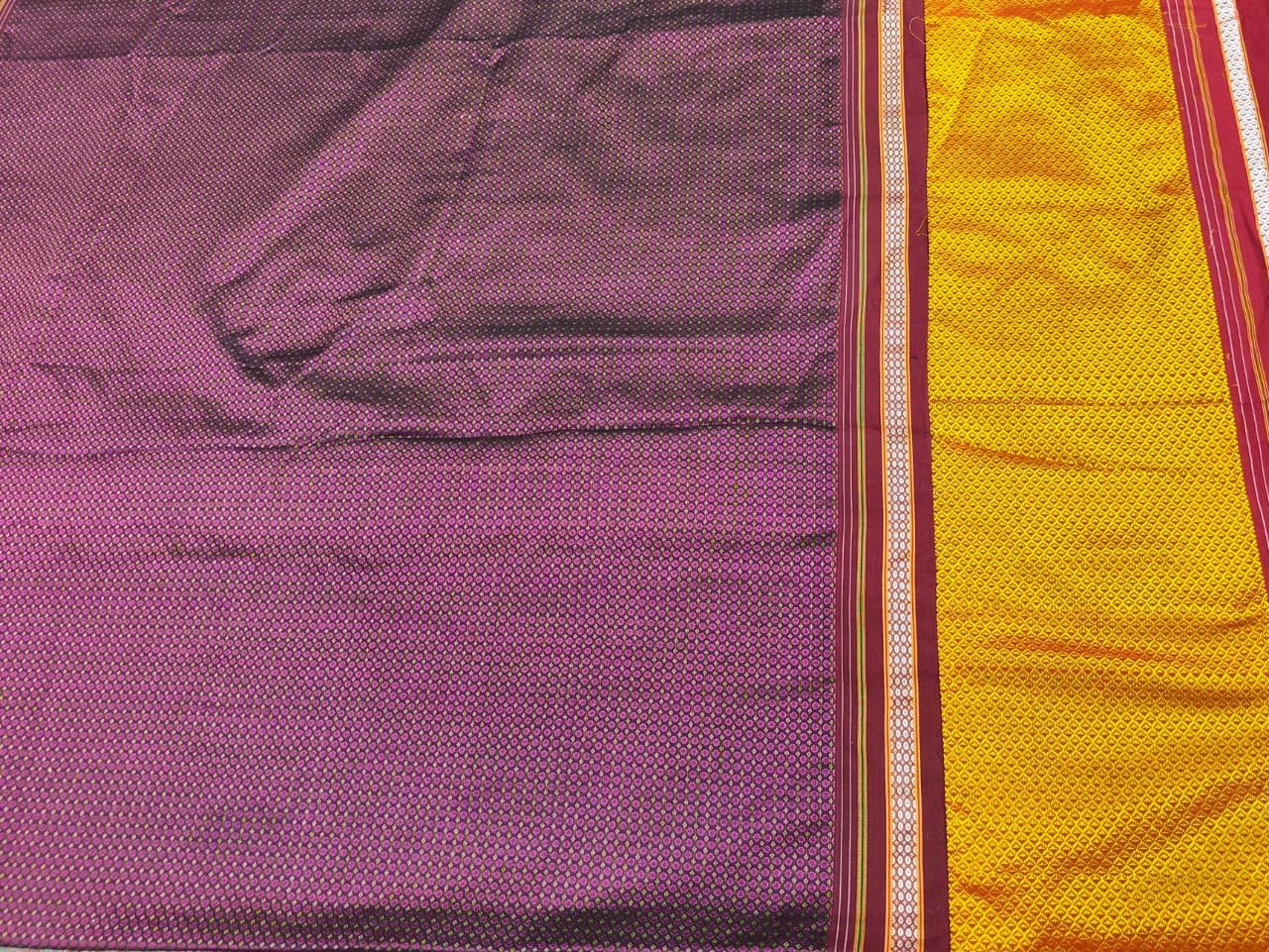 Khan Ilkal Saree – Traditional Elegance in Pure Cotton - Image 3