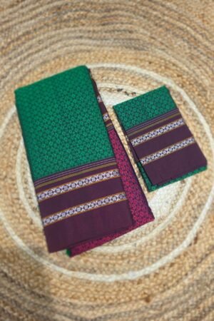 Khan Ilkal Saree – Traditional Elegance in Pure Cotton gonda pallu