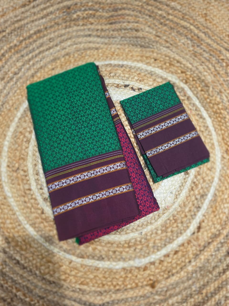Khan Ilkal Saree – Traditional Elegance in Pure Cotton gonda pallu
