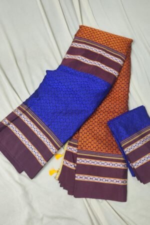 Khan Ilkal Saree – Traditional Elegance in Pure Cotton gonda pallu
