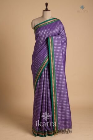 Special Khan Saree – Coin Design with Elegant Coin Border