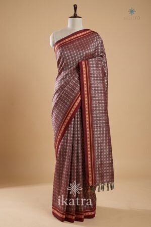 Special Khan Saree – Coin Design with Elegant Coin Border
