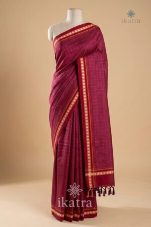 Special Khan Saree – Coin Design with Elegant Coin Border