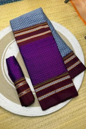 Khan Ilkal Saree – Traditional Elegance in Pure Cotton gonda pallu